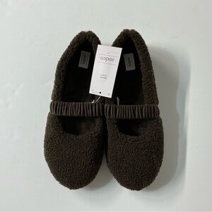 Auden Women’s Brown Padma Ballet Slippers Size 10